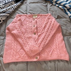 Irish cable knit cardigan